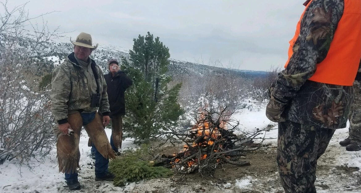 Elk Hunting Camp In Colorado