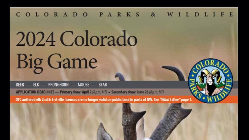 2024 Colorado Big Game Regs